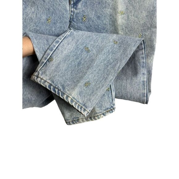 90’s Mom Vintage Dakota Blue Embroidered Jeans - Picture 6 of 10